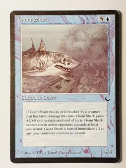 Giant Shark The dark Mtg Magic English - Image 1