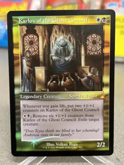 1x Karlov of the Ghost Council (Retro Frame) FOIL - Ravnica Remastered - #369 - Image 1