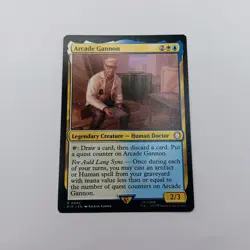 Arcade Gannon MTG Rare Magic: The Gathering Fallout Commander Universes Beyond - Image 1
