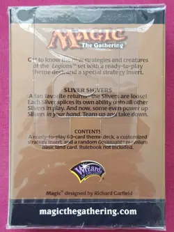 Magic The Gathering LEGIONS SLIVER SHIVERS New Sealed Theme Deck MTG - Image 2