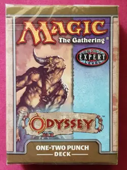 Magic The Gathering ODYSSEY ONE-TWO PUNCH New Sealed Theme Deck MTG - Image 1