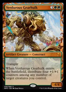 Verdurous Gearhulk - Foil NM, English MTG Masterpiece Series: Kaladesh Invention - Image 1