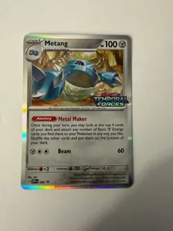 Metang - SVP090 Temporal Forces Prerelease Promo Holo Pokemon - VLP - Image 1