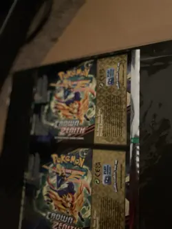 Authentic Uncut Crown Zenith Booster Pack Wrapper Foil Sheet Pokemon - - Image 5