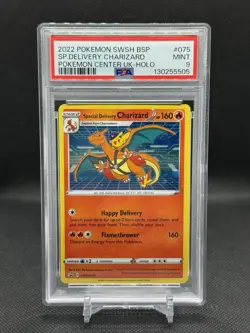 2022 Special Delivery Charizard SWSH075 Pokemon Center Promo PSA 9 MINT - Image 1