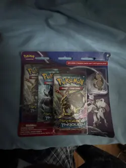Pokemon Breakthrough Blister 3 Pack With Mega Mewtwo Pin XY Sealed New 2015 - Image 1