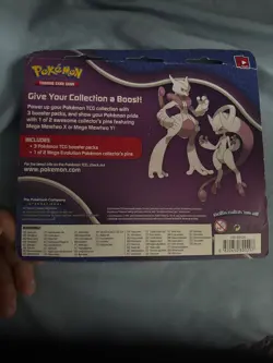 Pokemon Breakthrough Blister 3 Pack With Mega Mewtwo Pin XY Sealed New 2015 - Image 2