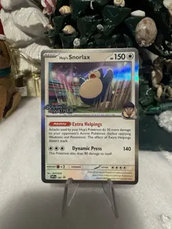 Pokemon TCG Snorlax Journey Together Black Star Promo 184 - Image 1
