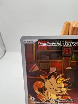 Pokemon TCG | Team Rocket's Meowth 203/182 | Destined Rivals - Image 3