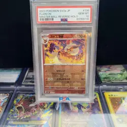 Flareon Master Ball Reverse Holo #136 | PSA 10 Gem Mint | Japanese Pokemon 151 - Image 1