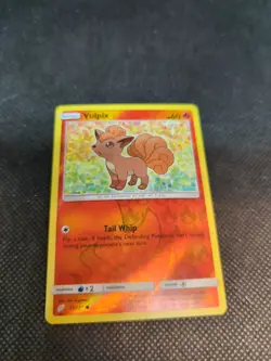 Pokemon TCG Vulpix Sun & Moon - Team Up 15/181 Reverse Holo Common - Image 1