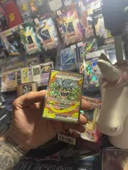 Pokemon TCG Teal Mask Ogerpon EX Prismatic Card 145/131 Evolutions NM Condition - Image 1