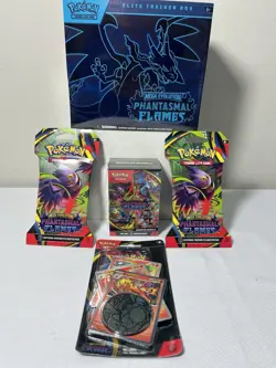 Pokemon TCG Phantasmal Flames Lot of 5 Items as Pictured All New Factory Sealed - Image 1