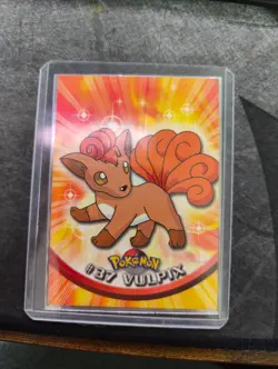 Vulpix #37 Topps Black Label TV Animation Edition Non Holo Pokemon TCG 1999 - Image 1