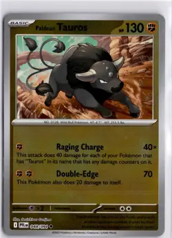 Paldean Tauros 048/094 Reverse Holo Phantasmal Flames Pokemon TCG Card - Image 3