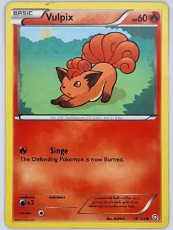 Vulpix 18/124 Pokemon - Black and White Dragons Exalted MP - Image 1