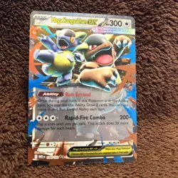 Mega Kangaskhan ex 104/132 Me01: Mega Evolution Holo Double Rare Pokemon Card NM - Image 1