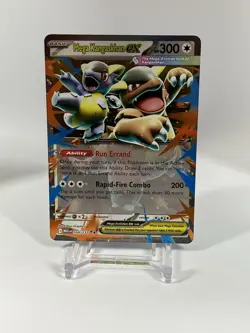 Mega Kangaskhan ex # 104/132 ME01: Mega Evolution Double Rare Pokemon Card NM - Image 1