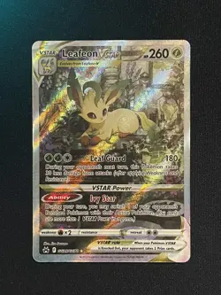 2023 Pokemon Crown Zenith Leafeon VStar Galarian Gallery #GG35/GG70 *see photo* - Image 1