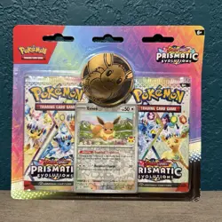 NEW Pokemon TCG: Scarlet & Violet Prismatic Evolutions: 2-pack Blister Sealed - Image 1