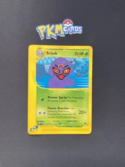 Pokemon TCG Arbok Expedition 35/165 Regular Rare LP. - Image 1