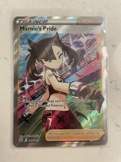 Pokemon TCG Marnie's Pride Full Art Holo Ultra Rare Brilliant Stars 171/172 - Image 1