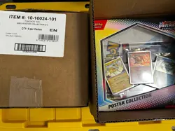 (LOT OF 12)Pokemon Prismatic Evolutions Poster Collection Boxes - Image 1