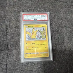 2019 POKEMON SM BLACK STAR PROMO #SM162 PIKACHU-HOLO PSA 10 - Image 1