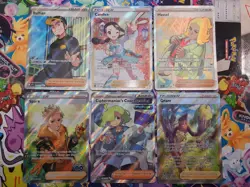 Pokemon TCG Full Art Trainer Lot - 6 Cards NM - Image 1