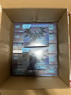 Pokemon TCG: Phantasmal Flames Factory Sealed Elite Trainer Box - Same Day Ship - Image 1