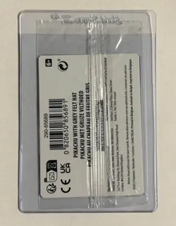 Pokemon Pikachu with Grey Felt Hat SVP 085 Van Gogh Promo Card - Sealed - Image 2