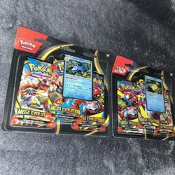 Pokemon TCG Mega Evolution 3-Pack Blister Set of 2 Psyduck and Golduck - Sealed - Image 4