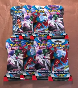 Pokemon (8) Paradox Rift Sleeved Booster Packs - Sealed - US SELLER - Image 1