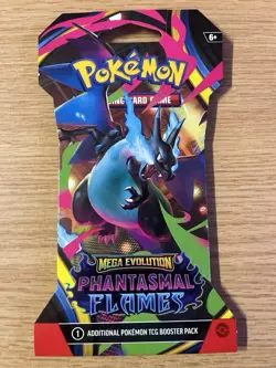 Pokemon TCG Phantasmal Flames Art Set of 4 Sleeved Booster Packs Factory Sealed - Image 2