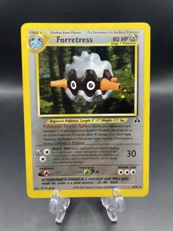 Pokemon TCG Forretress 2/75 Neo Discovery Holo LP Condition - Image 1