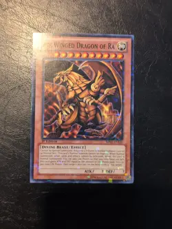 Yu-Gi-Oh! MOSAIC RARE CARD THE WINGED DRAGON OF RA BP02-EN0126 1ST VLP - Image 1