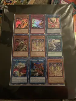 Uncut Sheet 1st Edition 1996 YU-GI-OH Super Rare - Image 1