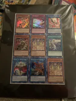 Uncut Sheet 1st Edition 1996 YU-GI-OH Super Rare - Image 5