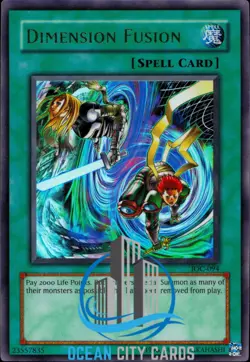 Yugioh Dimension Fusion Invasion of Chaos IOC-094 Unlimited Ultra Rare - Image 1