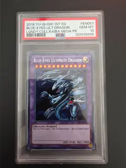 YU-GI-OH! Blue-Eyes Ultimate Dragon LCKC PSA 10 - Image 1