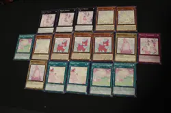 17 Yugioh Card Lot EX-MP Melffy Support(Mommy, Fenny, Pony, Rabby, Tag+ ) - Image 1