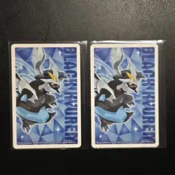 2012 Kyurem Pokemon Playing Cards Larvesta Volcarona Q & 7 Of Diamonds - Image 2