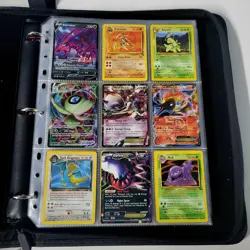 Huge Binder Collection Lot of 200+ Pokemon Cards Mixed EX SV Vintage LP/MP - Image 1