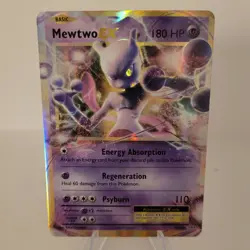 Mewtwo EX 52/108 Evolutions Ultra Rare Holo Pokemon Card NM - Image 1
