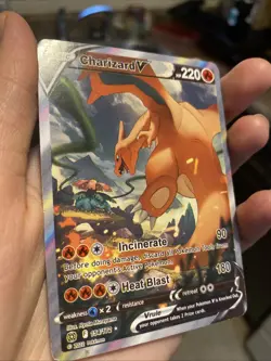 Pokemon TCG Charizard V Ultra Rare Card Sword and Shield: Brilliant Stars - Image 3