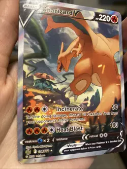 Pokemon TCG Charizard V Ultra Rare Card Sword and Shield: Brilliant Stars - Image 5