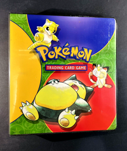 1999 Pokemon Vintage 3-RING BINDER Trading Card Album TCG Ultra Pro RARE Snorlax - Image 1