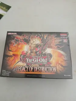 NEW Yu-Gi-Oh Legacy of Destruction 1st Ed. (Eng) Four 9 Card Packs-Sealed! - Image 1
