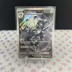 Steelix 150/132 Illustration Rare Mega Evolution Pokemon Card - Image 1