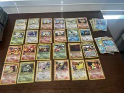 Lot of 56 1999 / 2000s Pokemon Card Lot Promo Pokemon Fossil 1st Edition Neo Geo - Image 1